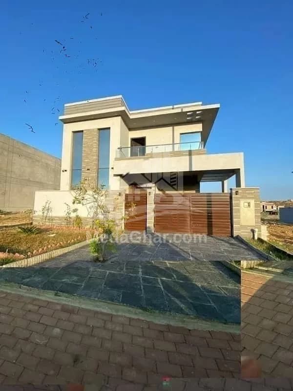 Ready To Move 250 Square Yard 4 & 5 Bedroom DDL Luxury Villa FOR SALE Only 4km From Main Entrance Of BTK Near GRAND MOSQUE, A-Plus Quality Construction.